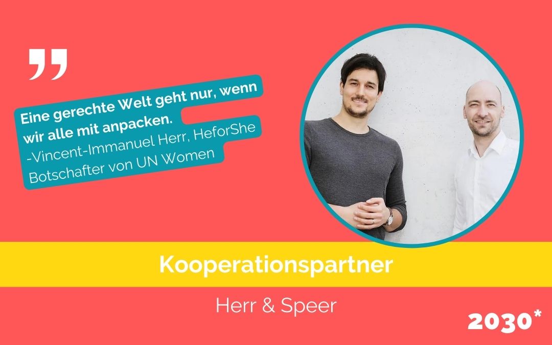 Vincent-Immanuel Herr & Martin Speer - Kooperationspartner 2030*