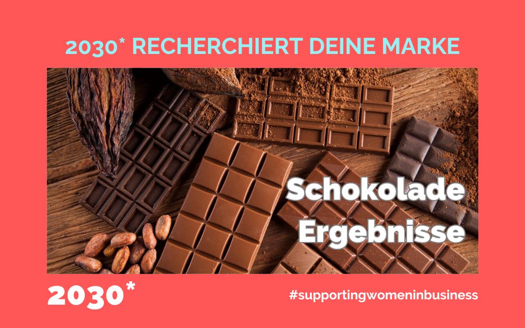 2030* recherchiert deine Lieblingsmarke Schokolade