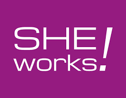SHE works! Logo
