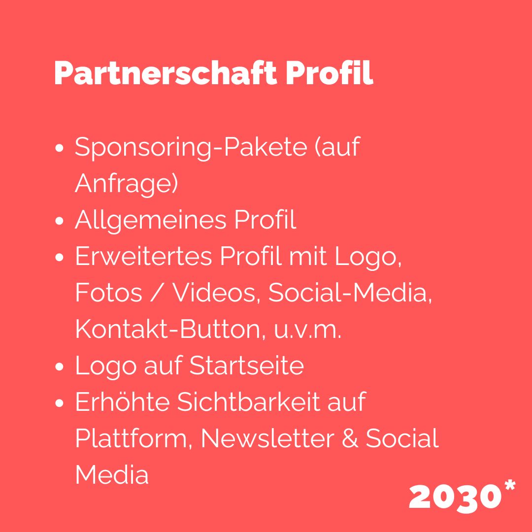 2030* Partnerschafts Mitgliedsprofil